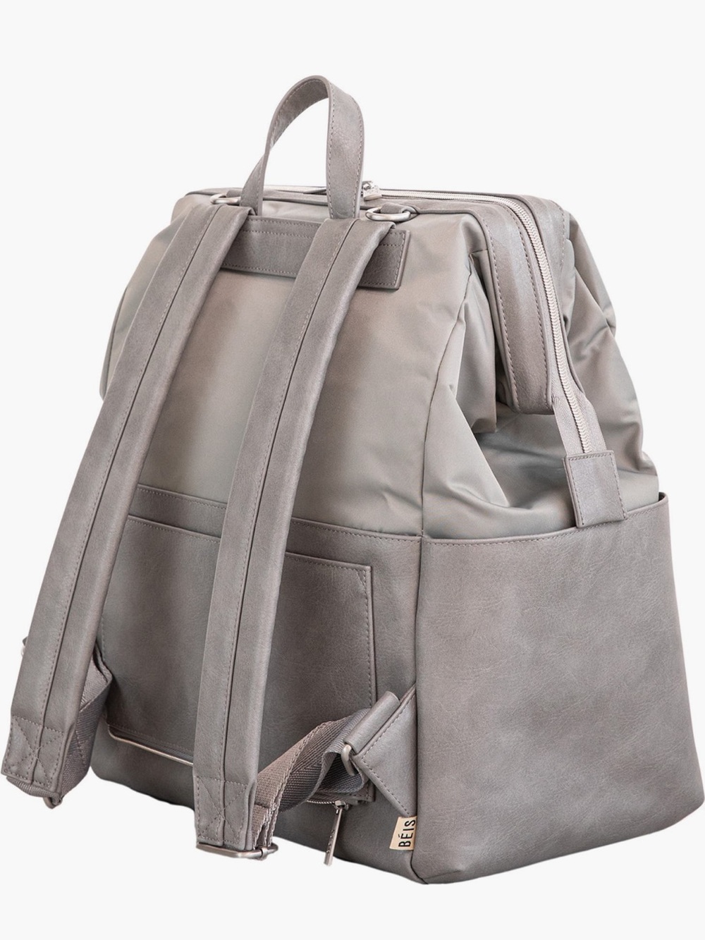 BEIS Gray Baby Bag Backpack - Picture 4 of 6